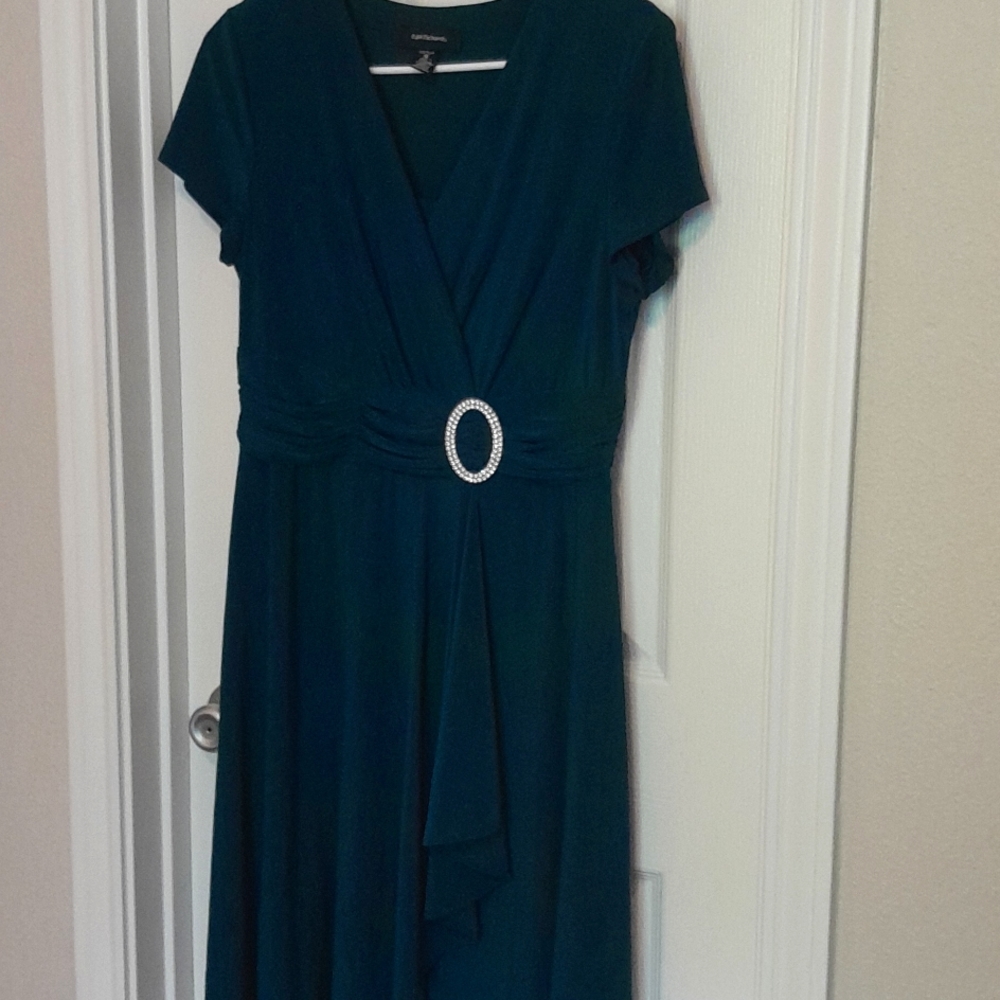 R&M Richard Party/Cocktail Green Women's Dress